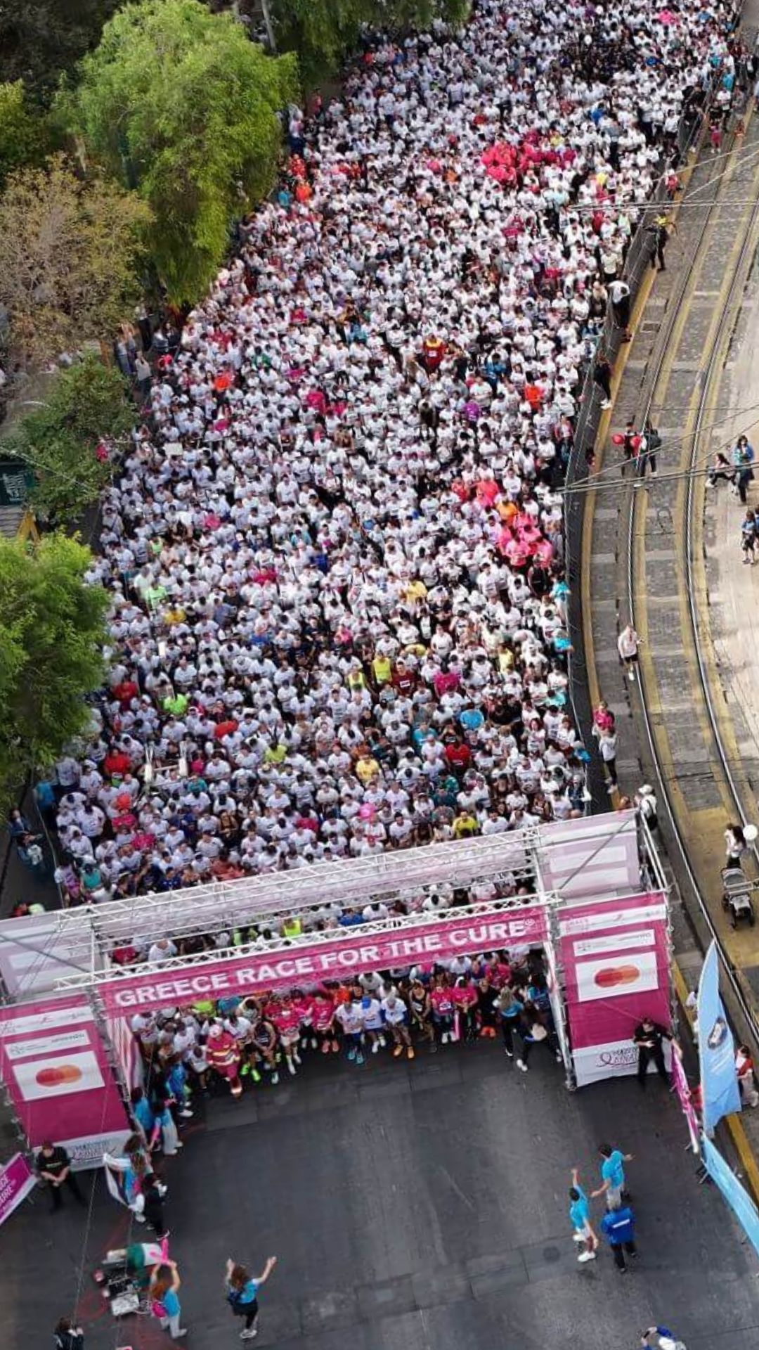 Η εκκίνηση του Greece Race for the Cure® από ψηλά